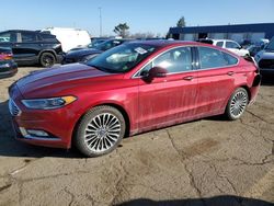 2017 Ford Fusion Titanium en venta en Woodhaven, MI