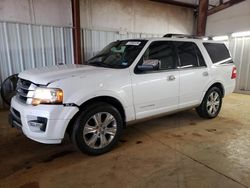Salvage cars for sale from Copart Longview, TX: 2016 Ford Expedition Platinum