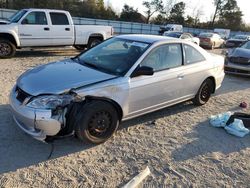 Honda Civic LX salvage cars for sale: 2005 Honda Civic LX