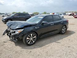 Salvage cars for sale at Houston, TX auction: 2016 KIA Optima SX