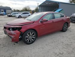 Chevrolet Malibu LT salvage cars for sale: 2018 Chevrolet Malibu LT