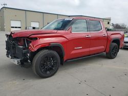 Salvage cars for sale at Wilmer, TX auction: 2022 Toyota Tundra Crewmax Limited