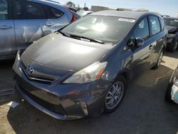 Salvage cars for sale at Martinez, CA auction: 2014 Toyota Prius V