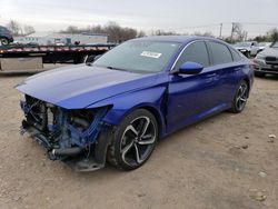 Salvage cars for sale at Hillsborough, NJ auction: 2018 Honda Accord Sport