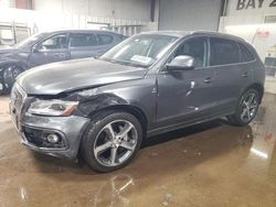 Salvage cars for sale from Copart Elgin, IL: 2014 Audi Q5 Premium Plus