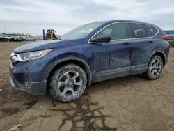 Salvage cars for sale from Copart Woodhaven, MI: 2018 Honda CR-V EX