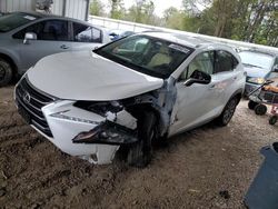 Salvage cars for sale from Copart Midway, FL: 2016 Lexus NX 200T Base