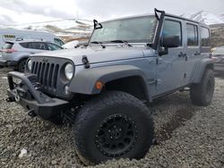 Salvage cars for sale at Reno, NV auction: 2015 Jeep Wrangler Unlimited Sport