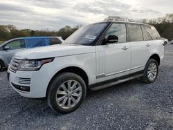 Land Rover Range Rover salvage cars for sale: 2016 Land Rover Range Rover HSE