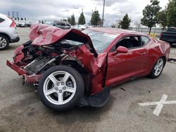 Salvage cars for sale from Copart Rancho Cucamonga, CA: 2021 Chevrolet Camaro LS