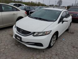 Salvage cars for sale at Bridgeton, MO auction: 2014 Honda Civic LX