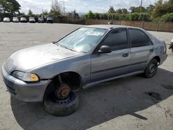 Salvage cars for sale at San Martin, CA auction: 1994 Honda Civic DX