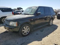 Salvage cars for sale from Copart Earlington, KY: 2008 Land Rover Range Rover HSE