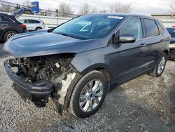 Salvage cars for sale at Walton, KY auction: 2021 Ford Edge Titanium