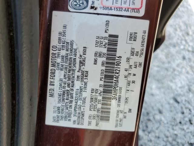 2012 Ford Fusion SE