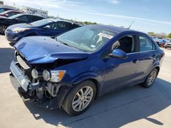 Salvage cars for sale at Grand Prairie, TX auction: 2013 Chevrolet Sonic LT