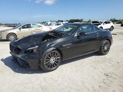 Salvage cars for sale from Copart West Palm Beach, FL: 2018 Mercedes-Benz SLC 43 AMG