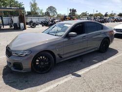 Salvage cars for sale from Copart Van Nuys, CA: 2022 BMW 530E