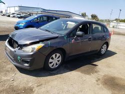 Salvage cars for sale from Copart San Diego, CA: 2013 Subaru Impreza