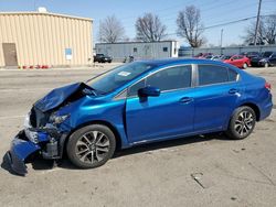 Honda salvage cars for sale: 2015 Honda Civic EX