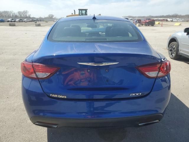 2016 Chrysler 200 S