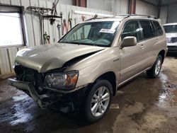 Toyota Highlander salvage cars for sale: 2006 Toyota Highlander Hybrid