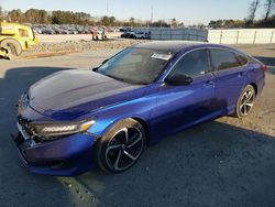 Salvage cars for sale from Copart Dunn, NC: 2022 Honda Accord Sport SE