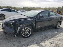 Salvage cars for sale at Ellenwood, GA auction: 2017 Ford Fusion SE Hybrid