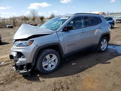 Salvage cars for sale at Columbia Station, OH auction: 2022 Jeep Compass Latitude