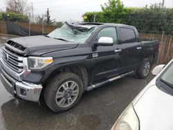 Toyota salvage cars for sale: 2018 Toyota Tundra Crewmax 1794