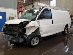 Salvage trucks for sale at Blaine, MN auction: 2016 Chevrolet Express G2500