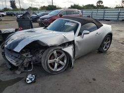 Salvage cars for sale at Miami, FL auction: 2007 Pontiac Solstice