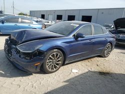 Salvage cars for sale at Jacksonville, FL auction: 2020 Hyundai Sonata Limited