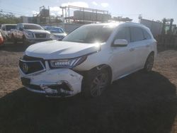 Salvage vehicles for parts for sale at auction: 2019 Acura MDX Sport Hybrid Advance