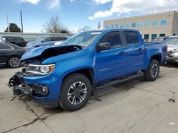 Chevrolet Colorado salvage cars for sale: 2021 Chevrolet Colorado Z71