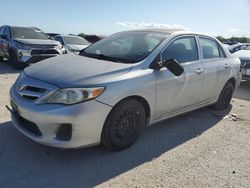 Salvage cars for sale from Copart San Antonio, TX: 2012 Toyota Corolla Base