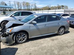 Salvage cars for sale at Spartanburg, SC auction: 2013 Nissan Sentra S