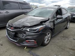 Salvage cars for sale from Copart Martinez, CA: 2017 Chevrolet Cruze LT