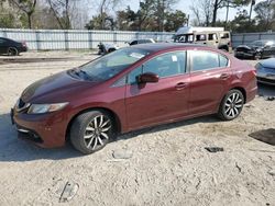 Salvage cars for sale from Copart Hampton, VA: 2015 Honda Civic EXL