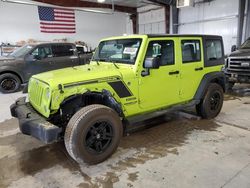 Salvage cars for sale at Greenwood, NE auction: 2016 Jeep Wrangler Unlimited Sport