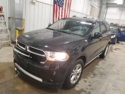 Salvage cars for sale from Copart Mcfarland, WI: 2012 Dodge Durango Crew