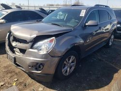Salvage cars for sale at Dyer, IN auction: 2012 Chevrolet Equinox LT
