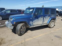 Salvage cars for sale at Woodhaven, MI auction: 2009 Jeep Wrangler Unlimited Sahara