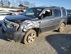 Salvage cars for sale from Copart Spartanburg, SC: 2010 Honda Pilot EXL