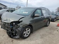 Salvage cars for sale from Copart Pekin, IL: 2011 Toyota Sienna LE