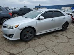 Salvage cars for sale at Woodhaven, MI auction: 2012 Toyota Camry Base