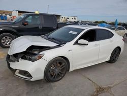 Salvage cars for sale from Copart Grand Prairie, TX: 2018 Acura TLX TECH+A