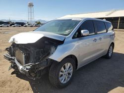 Salvage cars for sale at Phoenix, AZ auction: 2016 KIA Sedona L