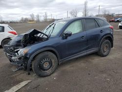 Salvage cars for sale from Copart Montreal Est, QC: 2016 Mazda CX-5 GT