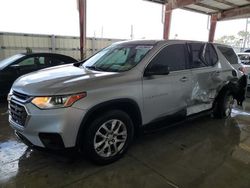 Chevrolet salvage cars for sale: 2019 Chevrolet Traverse LS